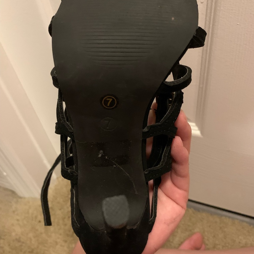 Black heels